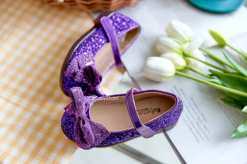 BabyZzam - Korean Children Fashion - #littlefashionista - Tiara Ribbon Flats - 2