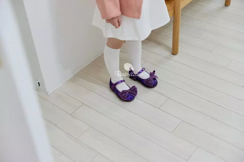 BabyZzam - Korean Children Fashion - #magicofchildhood - Tiara Ribbon Flats - 3