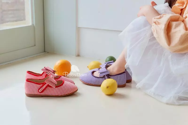 BabyZzam - Korean Children Fashion - #stylishchildhood - Ive Check Flats - 3