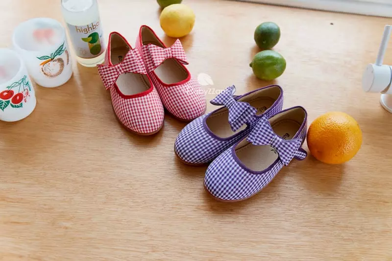 BabyZzam - Korean Children Fashion - #todddlerfashion - Ive Check Flats