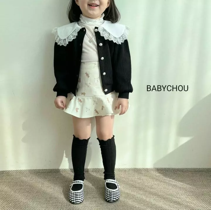 Babychou - Korean Children Fashion - #childofig - Waffle Cardigan - 10