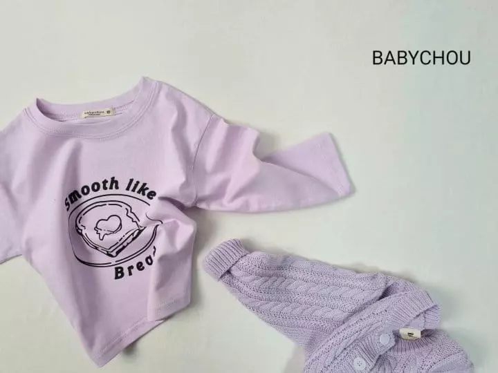 Babychou - Korean Children Fashion - #childofig - Bread Tee - 6