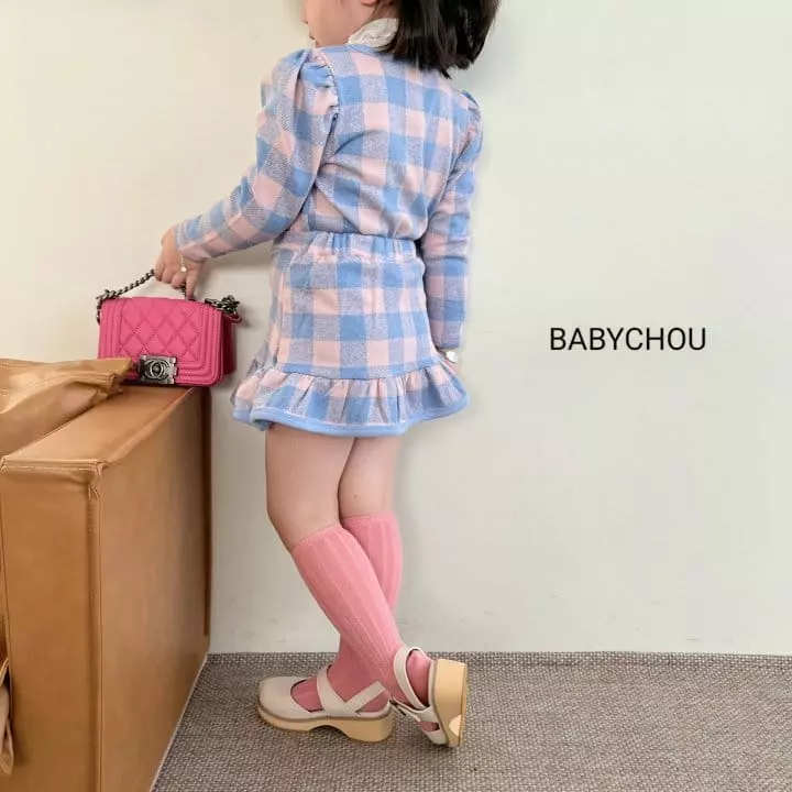 Babychou - Korean Children Fashion - #childofig - Bli Top Bottom Set - 2