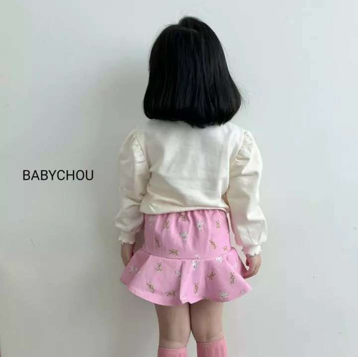 Babychou - Korean Children Fashion - #designkidswear - Teddy Skirt - 5