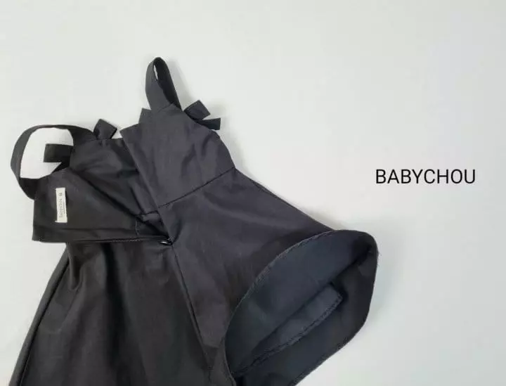 Babychou - Korean Children Fashion - #designkidswear - Ribbon One-piece