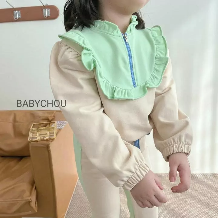 Babychou - Korean Children Fashion - #designkidswear - Fia Top Bottom Set - 3