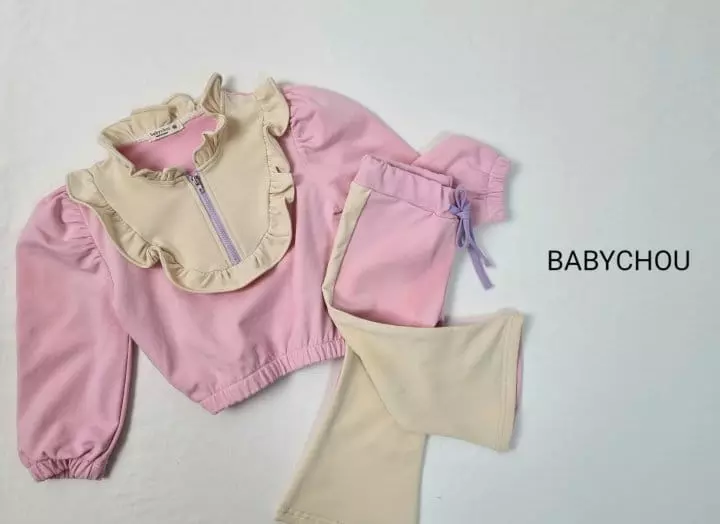 Babychou - Korean Children Fashion - #designkidswear - Fia Top Bottom Set - 4