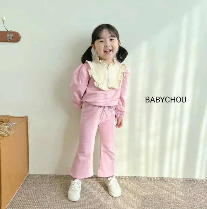Babychou - Korean Children Fashion - #fashionkids - Fia Top Bottom Set - 5