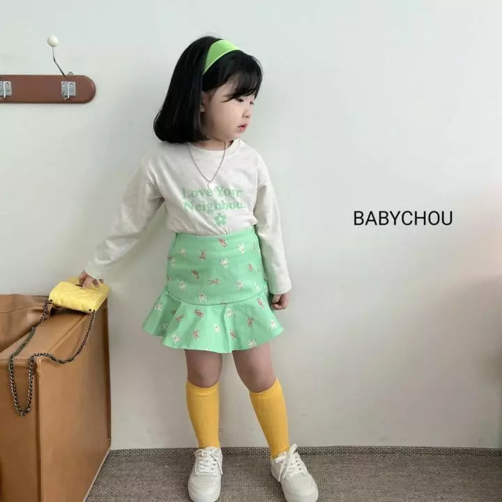 Babychou - Korean Children Fashion - #kidsshorts - Nebo Tee - 12