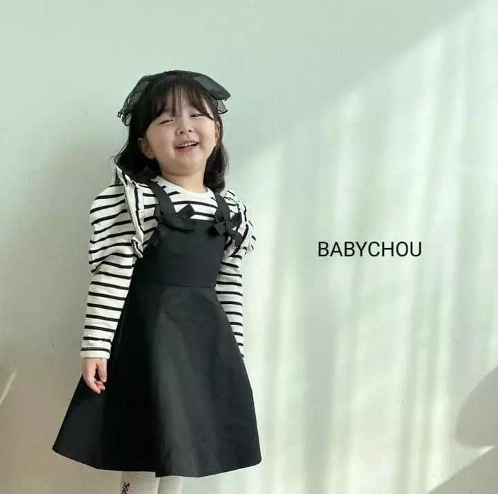 Babychou - Korean Children Fashion - #kidsshorts - Hear Swing Tee - 9