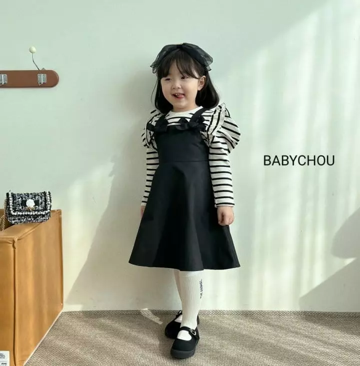 Babychou - Korean Children Fashion - #kidsstore - Hear Swing Tee - 10