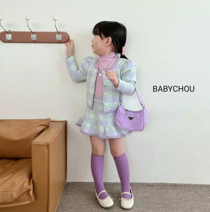 Babychou - Korean Children Fashion - #kidsstore - Bli Top Bottom Set - 8