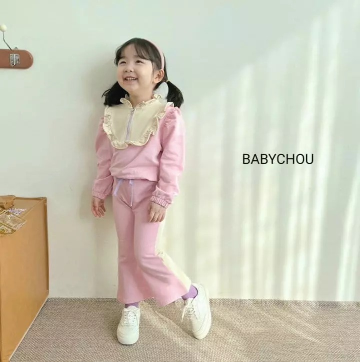 Babychou - Korean Children Fashion - #kidsstore - Fia Top Bottom Set - 7