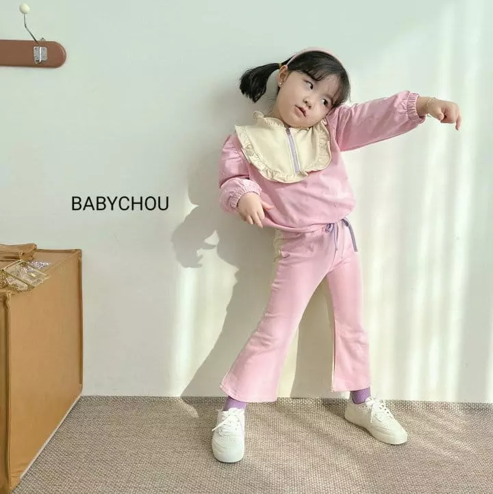 Babychou - Korean Children Fashion - #kidzfashiontrend - Fia Top Bottom Set - 8