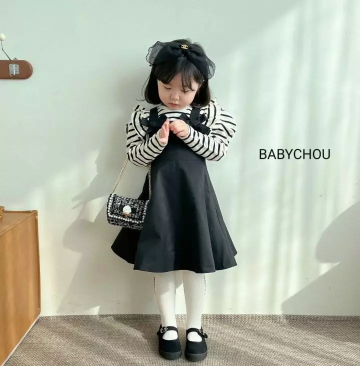 Babychou - Korean Children Fashion - #magicofchildhood - Ribbon One-piece - 9