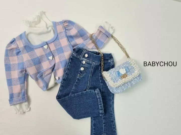 Babychou - Korean Children Fashion - #magicofchildhood - Bli Top Bottom Set - 12