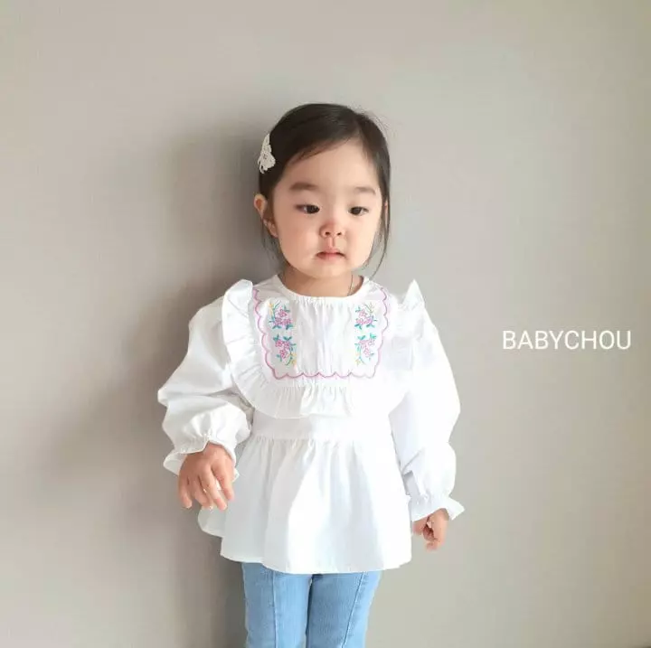 Babychou - Korean Children Fashion - #minifashionista - French Blouse - 5