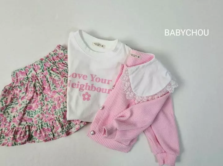 Babychou - Korean Children Fashion - #minifashionista - Spring Spring Skirt - 11