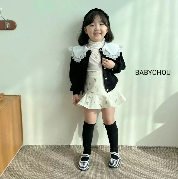 Babychou - Korean Children Fashion - #minifashionista - Waffle Cardigan - 7