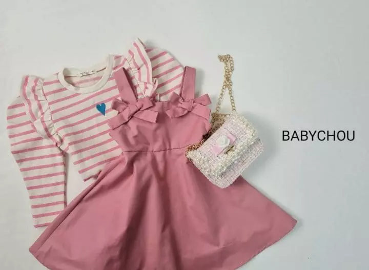 Babychou - Korean Children Fashion - #minifashionista - Hear Swing Tee