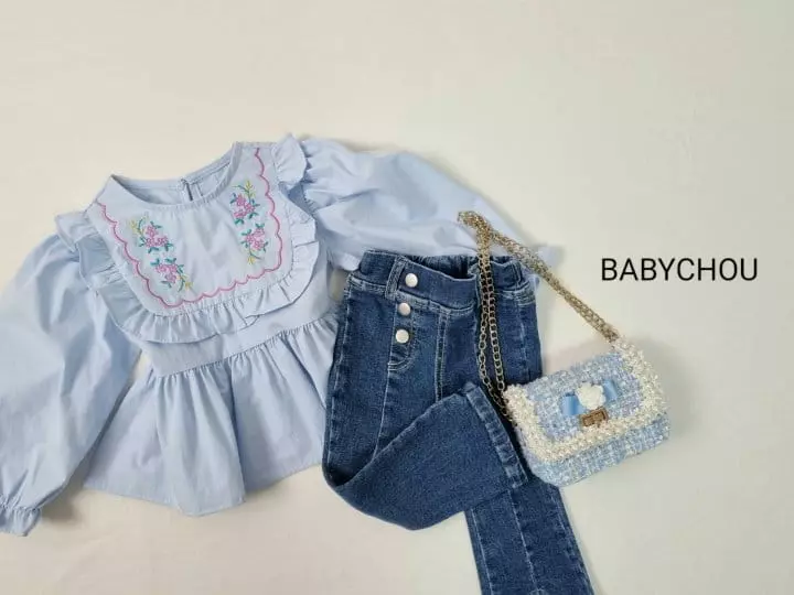 Babychou - Korean Children Fashion - #prettylittlegirls - French Blouse - 6