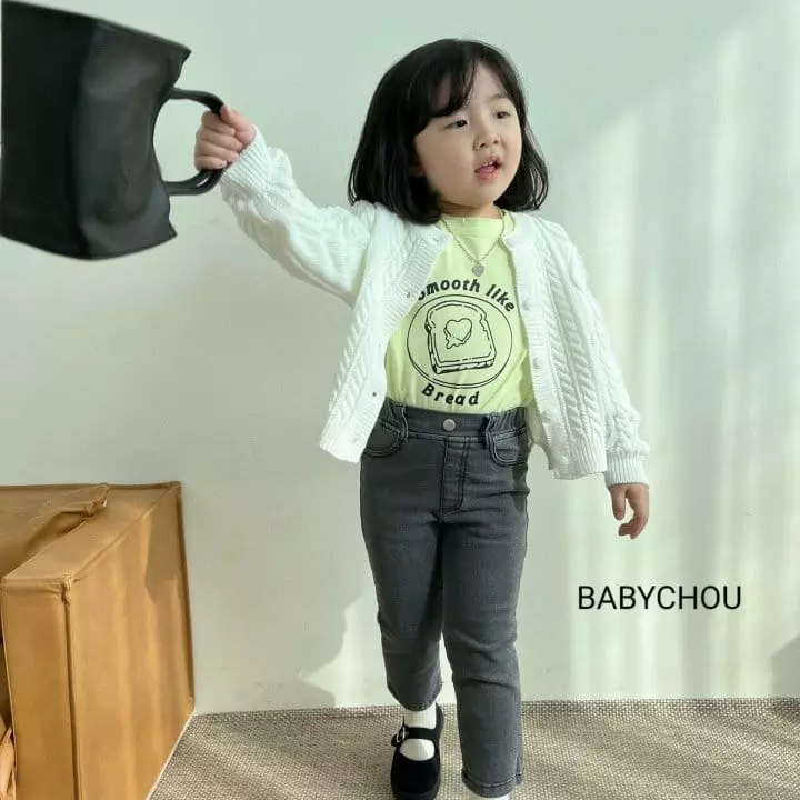 Babychou - Korean Children Fashion - #minifashionista - Bread Tee - 4