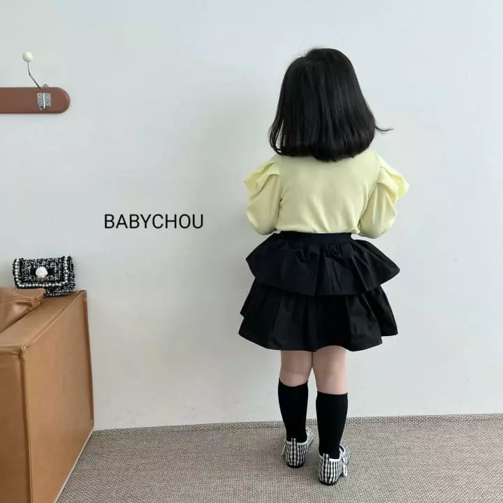 Babychou - Korean Children Fashion - #stylishchildhood - Maple Skirt - 5