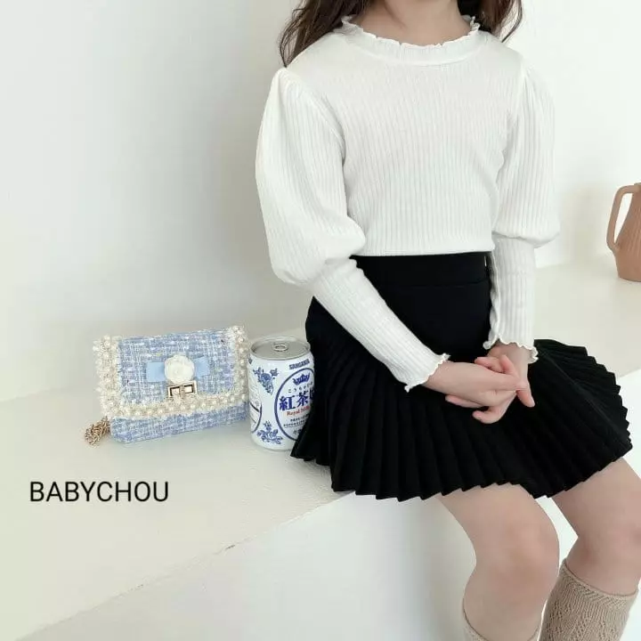 Babychou - Korean Children Fashion - #toddlerclothing - Jenny Tee - 12