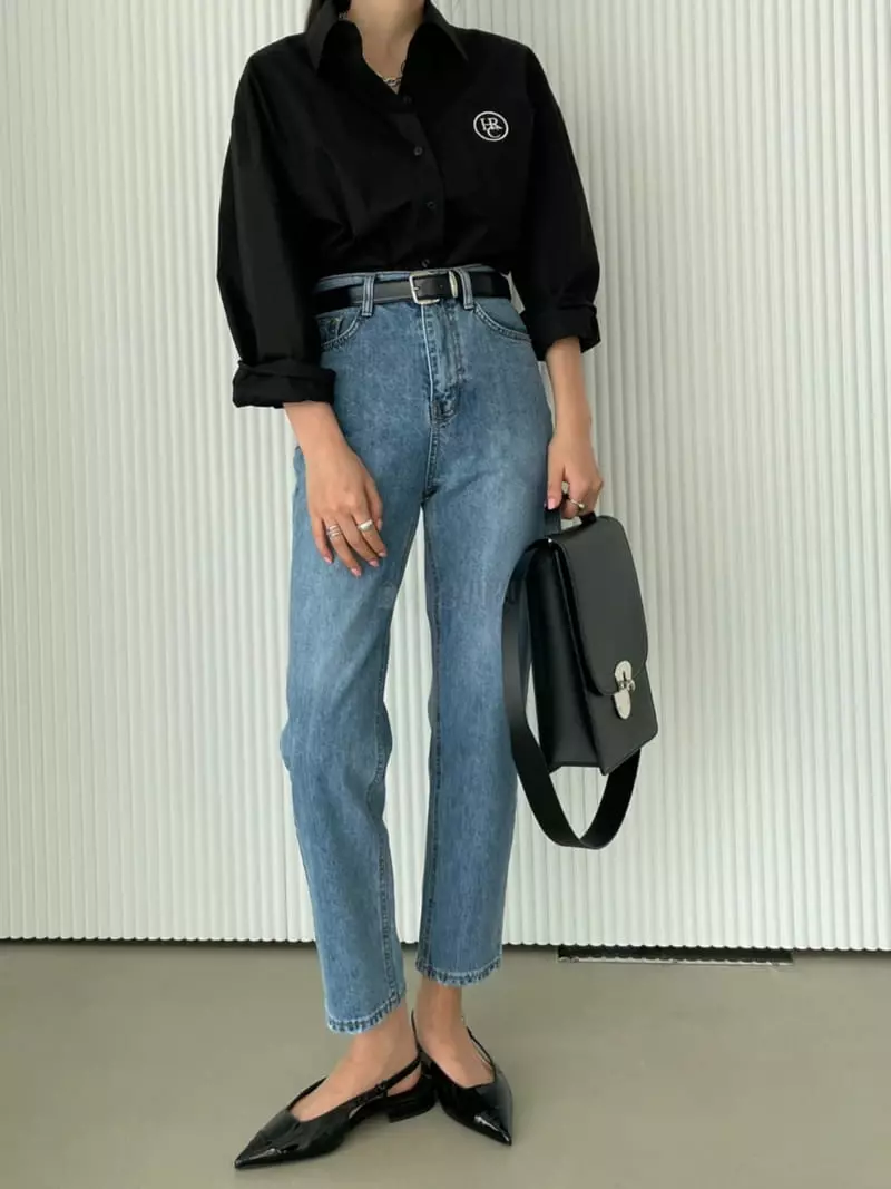 Baguette - Korean Women Fashion - #momslook - Salt Jeans