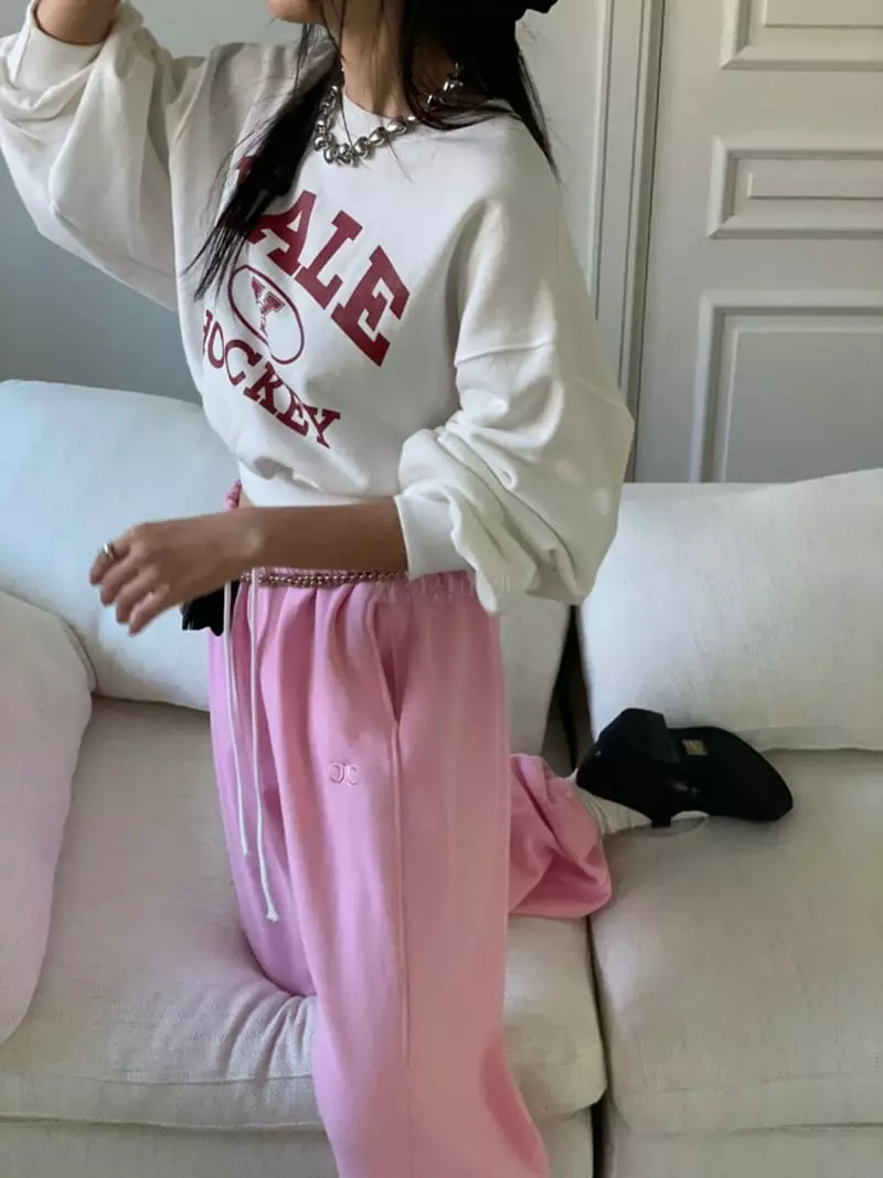 Baguette - Korean Women Fashion - #momslook - Yale Sweatshirt - 2