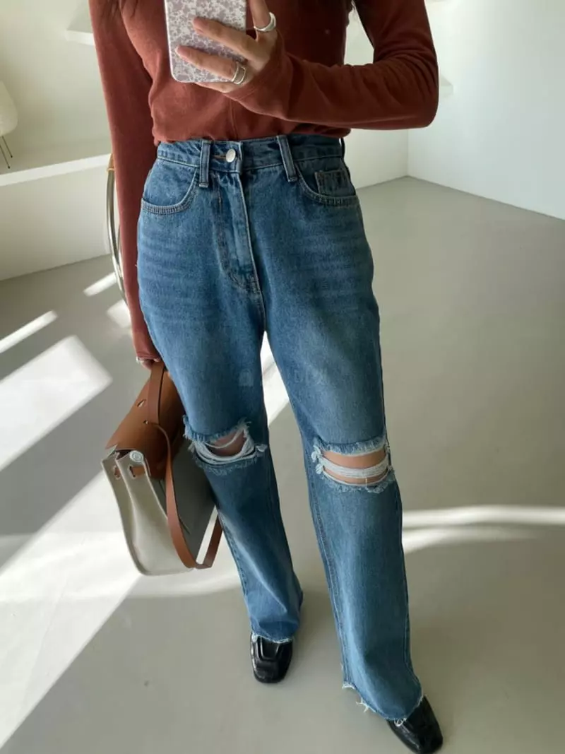 Baguette - Korean Women Fashion - #womensfashion - Vintage Pants - 3
