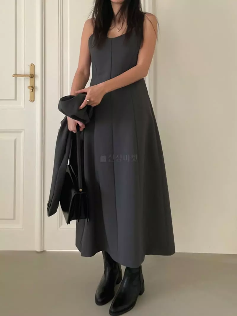 Baguette - Korean Women Fashion - #womensfashion - Sand One-piece - 3