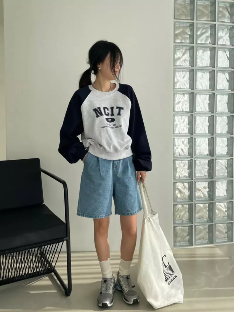 Baguette - Korean Women Fashion - #womensfashion - Raglan Coloring Sweatshirt - 3