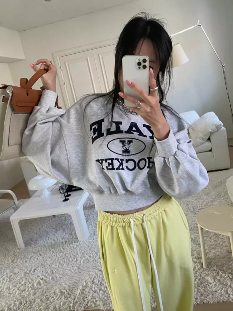 Baguette - Korean Women Fashion - #womensfashion - Yale Sweatshirt - 3