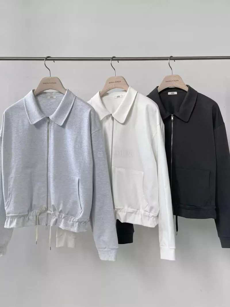 Baking Powder - Korean Women Fashion - #womensfashion - With Zip-up Jacket - 4