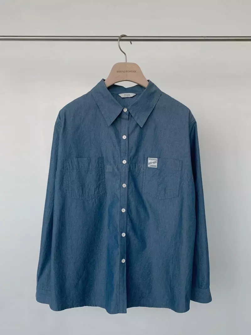 Baking Powder - Korean Women Fashion - #womensfashion - Jennie Denim Shirt - 4