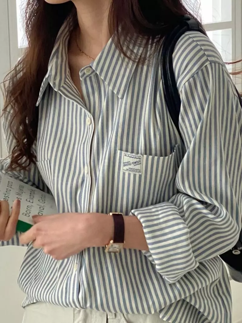 Baking Powder - Korean Women Fashion - #momslook - Grooming Shirt