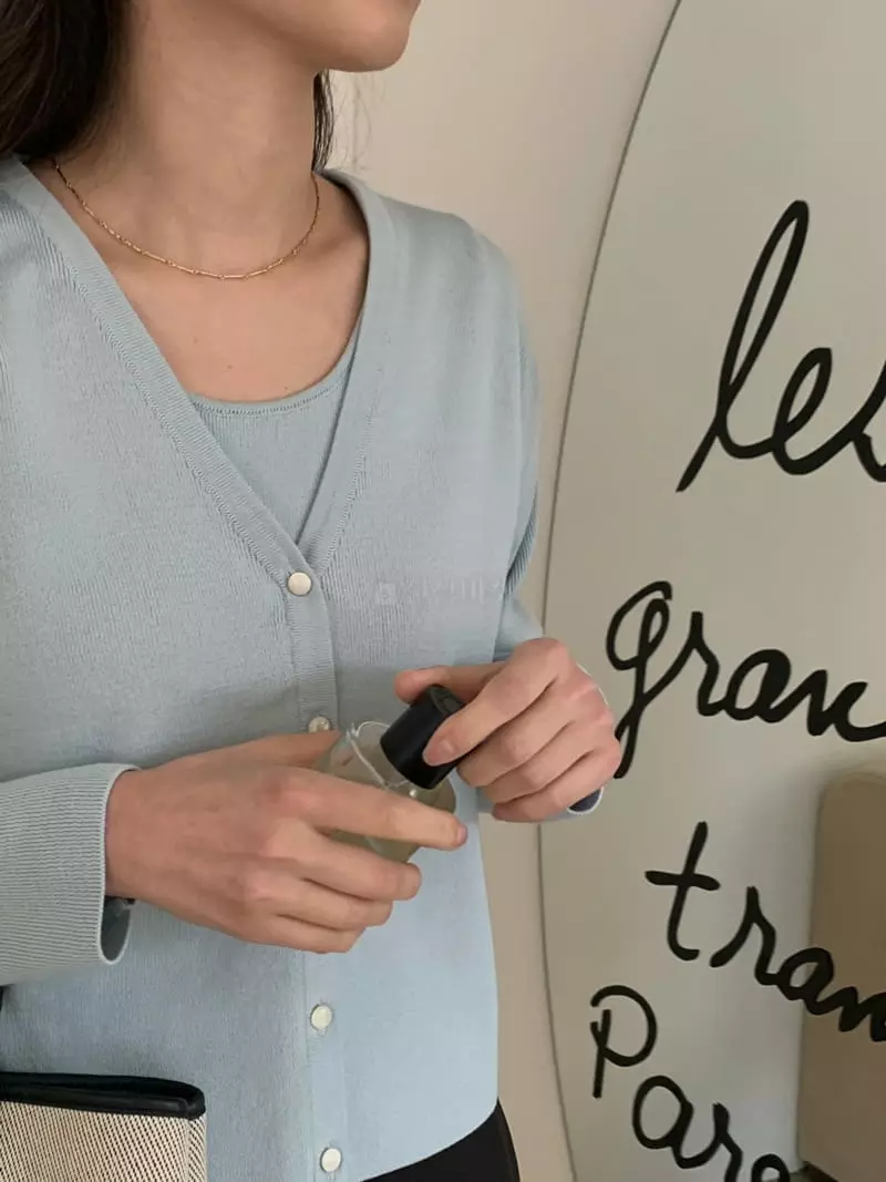 Baking Powder - Korean Women Fashion - #momslook - Cotton Cardigan