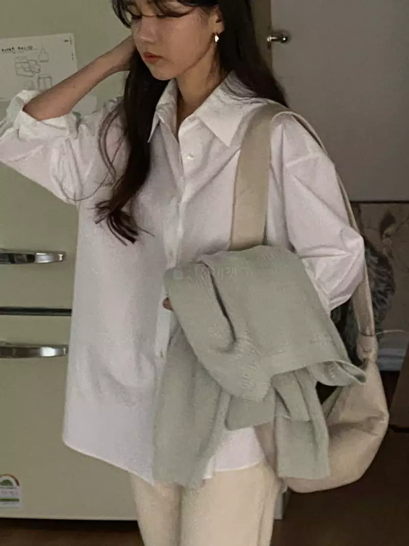 Baking Powder - Korean Women Fashion - #restrostyle - Luke Shirt - 3