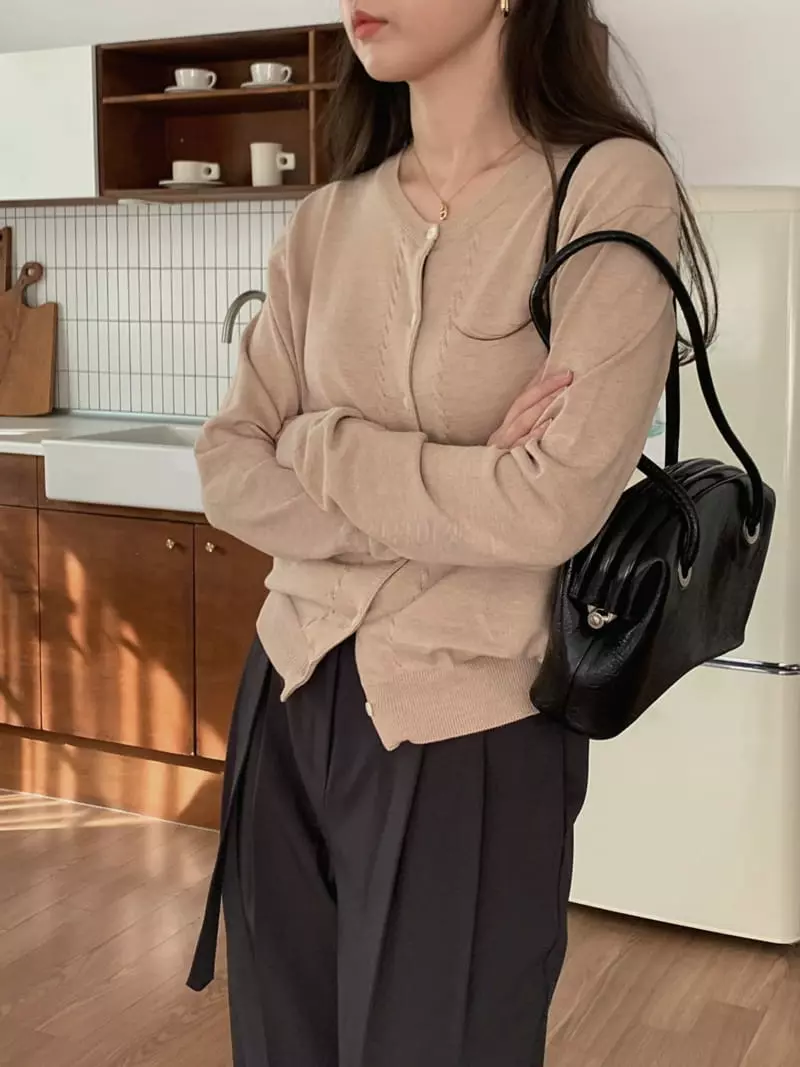 Baking Powder - Korean Women Fashion - #thelittlethings - Twisted Cardigan - 2