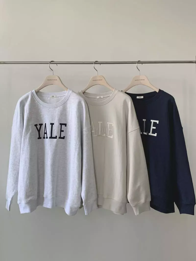 Baking Powder - Korean Women Fashion - #momslook - Yale Sweatshirt - 4