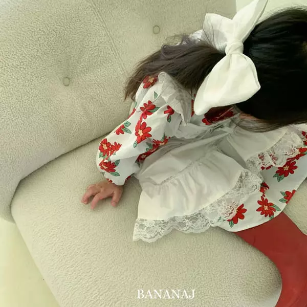 Banana J - Korean Children Fashion - #Kfashion4kids - Big Flower One-piece - 5