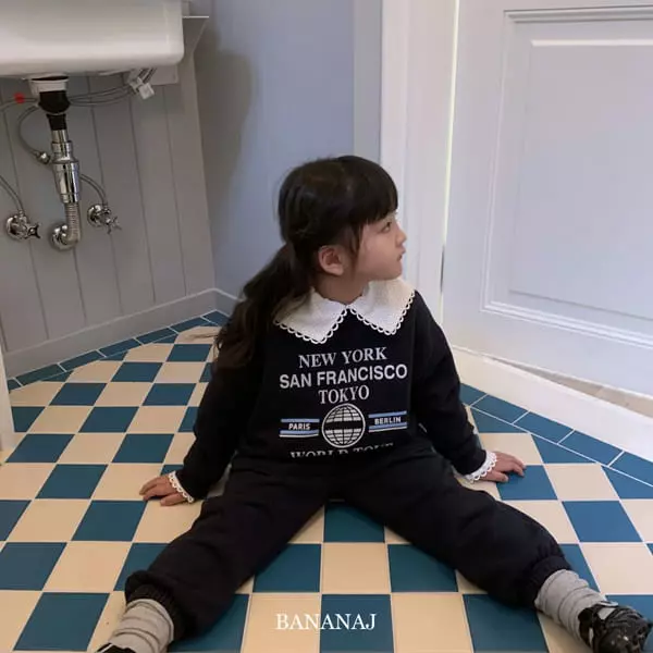Banana J - Korean Children Fashion - #Kfashion4kids - World Sweatshirt