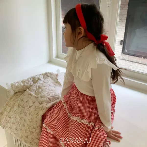 Banana J - Korean Children Fashion - #Kfashion4kids - Wonder Frill Tee - 6