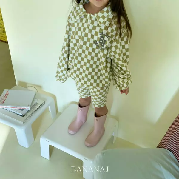 Banana J - Korean Children Fashion - #childofig - Collar Sweatshirt - 2