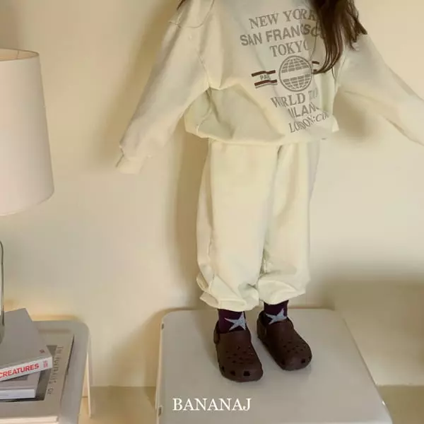 Banana J - Korean Children Fashion - #designkidswear - World Sweatshirt - 9