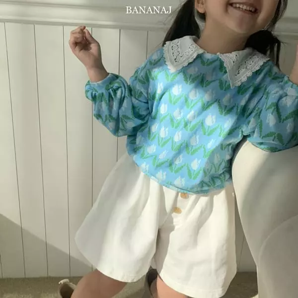 Banana J - Korean Children Fashion - #discoveringself - Tulip Knit Blouse - 8