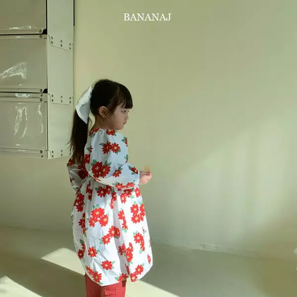 Banana J - Korean Children Fashion - #magicofchildhood - Big Flower One-piece - 7