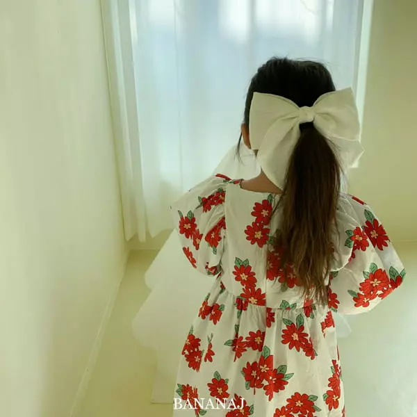 Banana J - Korean Children Fashion - #prettylittlegirls - Big Flower One-piece - 9