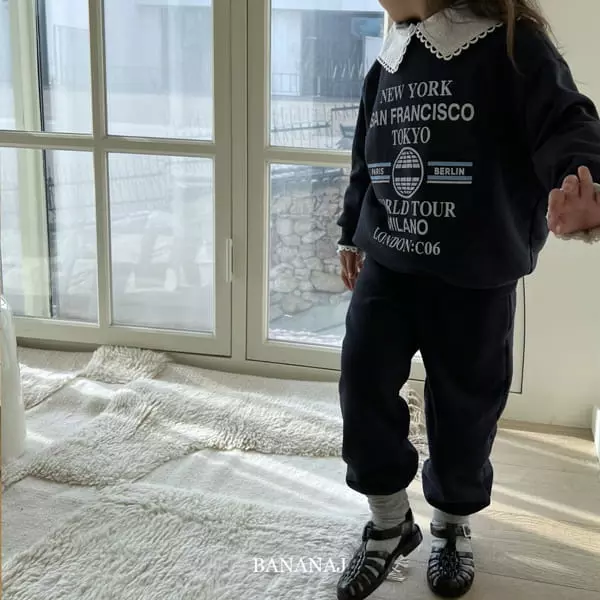 Banana J - Korean Children Fashion - #prettylittlegirls - World Sweatshirt - 5
